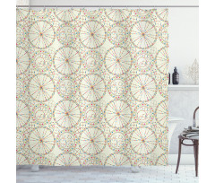 Abstract Carnival Shower Curtain