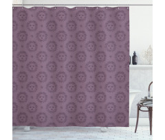 Esoteric Cosmos Pattern Shower Curtain