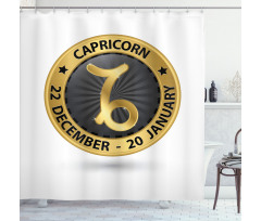 Astrology Sign Shower Curtain