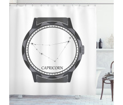 Watch Design Shower Curtain