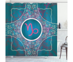 Doodle Stars Shower Curtain