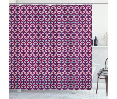 Diamond Shapes and Lines Shower Curtain