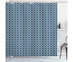Portuguese Azulejo Shower Curtain