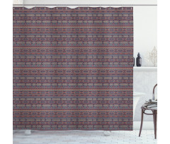 Ornate Arrows Triangles Shower Curtain