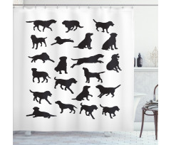Various Positions Shower Curtain