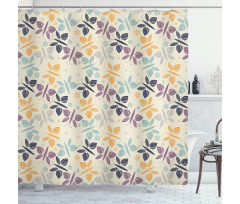 Abstract Springtime Shower Curtain