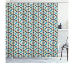 Daisies and Diamonds Shower Curtain