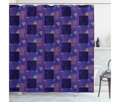 Memphis Mathematics Shower Curtain