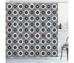 Ornate Circles Inspiration Shower Curtain