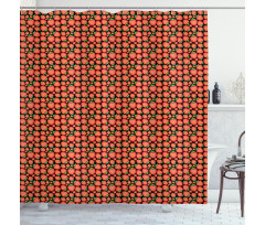 Tropical Ripe Fruit Shower Curtain