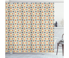 Middle Eastern Symbollism Shower Curtain