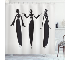 Girl in Hijab Shower Curtain