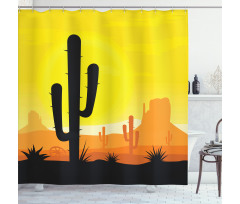 Plants in West Desert Shower Curtain