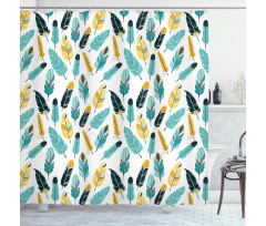 Doodle Composition Shower Curtain