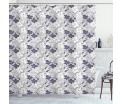 Blooming Magnolia Buds Shower Curtain