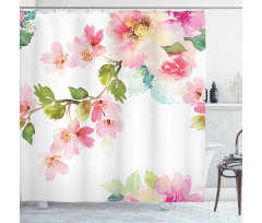 Innocent Delicate Nature Shower Curtain