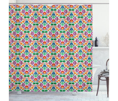 Polish Flora Shower Curtain