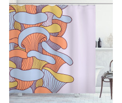 Abstract Doodle Season Shower Curtain