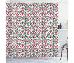 Rococo Tulip Bloom Shower Curtain