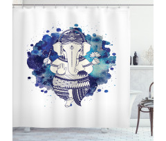 Aquerelle Design Shower Curtain