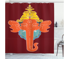 Wisdom Asian Shower Curtain
