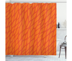 Abstract Foliage Shower Curtain