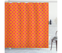 Abstract Polka Dot Shower Curtain