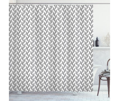 Classical Curly Shower Curtain