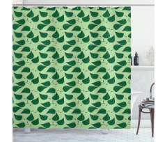 Composition of Nature Shower Curtain