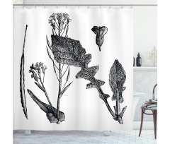 Root Vegetable Shower Curtain