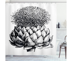 Blossoming Plants Shower Curtain