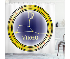 Constellation Sign Shower Curtain