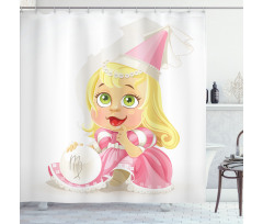 Princess Baby Shower Curtain