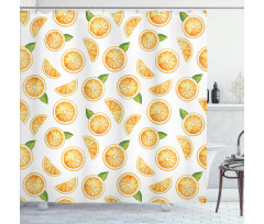 Slices of Oranges Shower Curtain
