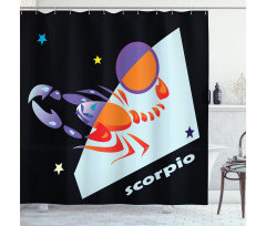 Retro Abstract Shower Curtain