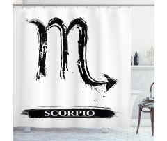 Brush Shower Curtain