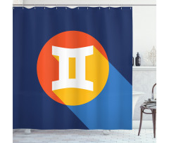 Colorful Graphic Shower Curtain