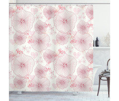 Blooms of a Romantic Spring Shower Curtain