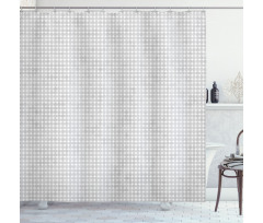 Small Polka Dots Pattern Shower Curtain