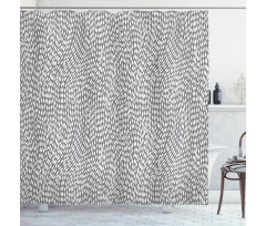 Abstract Modern Sea Shower Curtain