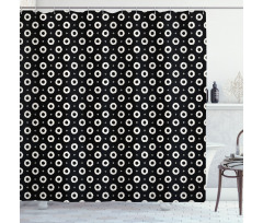 Donut Shapes Shower Curtain