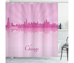 USA Downtown Shower Curtain