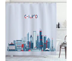 Urban Architecture Shower Curtain