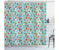 Red Riding Hood Shower Curtain