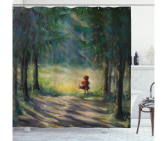 Story Forest Shower Curtain