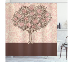 Flourishing Tree Branch Shower Curtain