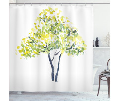 Blooming Spring Branch Shower Curtain