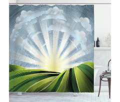Vintage Pastoral Shower Curtain