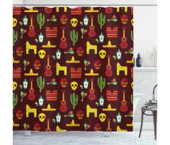 Tequila and Saguro Shower Curtain