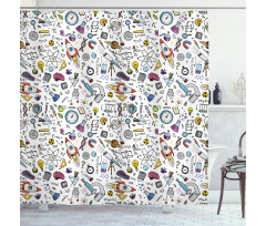 Science Laboratory Shower Curtain